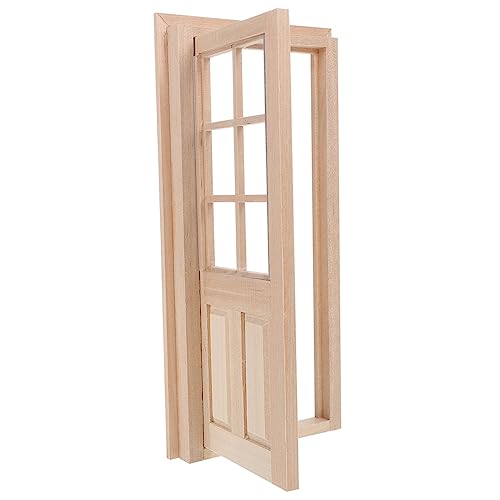 Vaguelly 1 Satz Puppenhaustür Und Fenster Modellmöbel Puppenhaustür Miniatur Puppenhaus Minitür Minischmuck Foto Requisite Türzubehör Türmodellschmuck Khaki Holz Vaguelly 1 Satz Puppenhaustür Und Fenster Modellmöbel Puppenhaustür Miniatur Puppenhaus Minitür Minischmuck Foto Requisite Türzubehör Türmodellschmuck Khaki Holz von Vaguelly