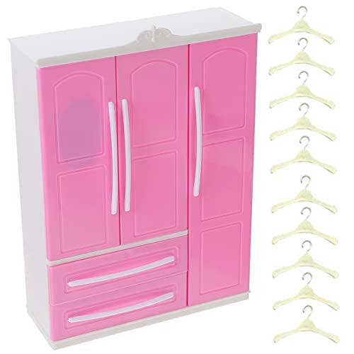 Vaguelly 1 Satz Puppenkleiderschrank für kinderspielzeug Kleiderständer für Puppen realistische Babypuppe puppenhaus zubehör kleine Aufhänger Mini-Hausverzierung Plastik Vaguelly 1 Satz Puppenkleiderschrank für kinderspielzeug Kleiderständer für Puppen realistische Babypuppe puppenhaus zubehör kleine Aufhänger Mini-Hausverzierung Plastik von Vaguelly