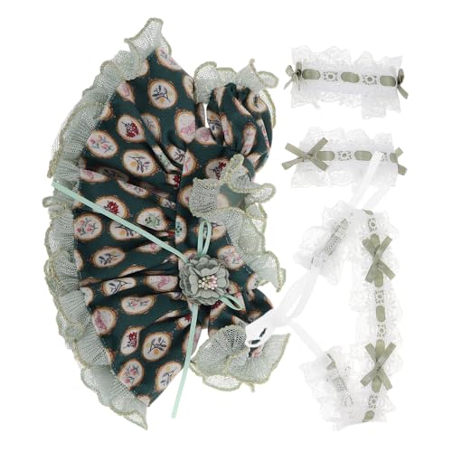 Vaguelly 1 Satz Puppenkleidung Prinzessinkleid Puppenbekleidung puppenkleider Set Puppen Accessoires dekoratives Puppenkleid Puppen-Foto-Requisiten Kleid für Puppe Stoff von Vaguelly