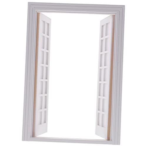 Vaguelly 1 Satz Puppenstubentüren Und -Fenster Kinderpuppentürmodell Mini- -miniaturtür Mini-haustürmodell Gefälschtes Türmodell Mini-hausschmuck Puppenmöbel Mini- -dekore Weiß Holz Vaguelly 1 Satz Puppenstubentüren Und -Fenster Kinderpuppentürmodell Mini- -miniaturtür Mini-haustürmodell Gefälschtes Türmodell Mini-hausschmuck Puppenmöbel Mini- -dekore Weiß Holz von Vaguelly