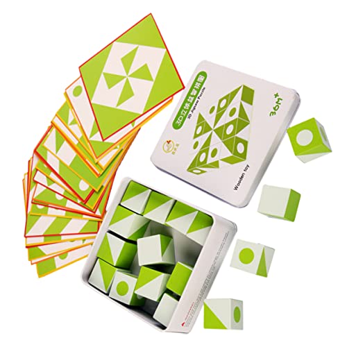 Vaguelly Pädagogisches Holz Tangram Puzzle Set Puzzle Spielzeug En Puzzle Gebäude Konstruktion Spielzeug Für Jungen Und Mädchen Lustige Puzzle von Vaguelly