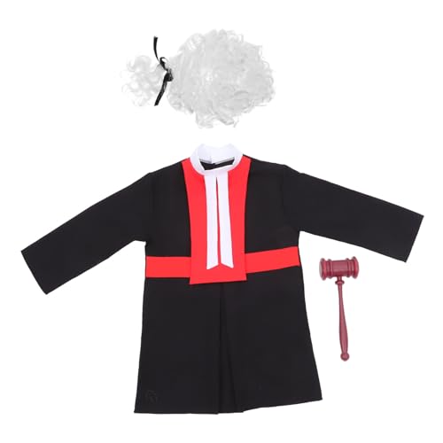 Vaguelly 1 Satz Richteruniform Für Stand Leistung Figur Tag Befehl Kühler Trachtenkleidung Hufeisenlampenschirm Zubehör Ornament Freistehend Futterspender Abs Polyester von Vaguelly