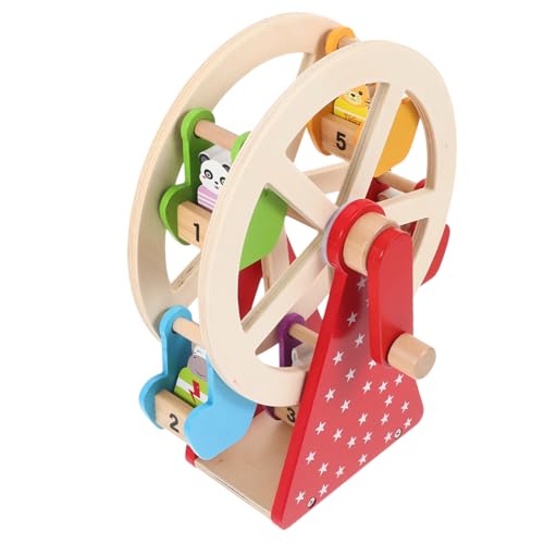 Vaguelly 1 Satz Riesenrad aus Holz Karikatur Rätsel Babys interaktive Spiele holzspielzeug Puzzlematte manuell drehbares pädagogisches rotierendes hölzern Vaguelly 1 Satz Riesenrad aus Holz Karikatur Rätsel Babys interaktive Spiele holzspielzeug Puzzlematte manuell drehbares pädagogisches rotierendes hölzern von Vaguelly