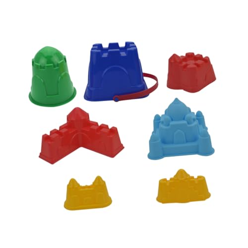 Vaguelly 1 Satz Sandspielzeug Set für Tragbares Burgmodell Set mit Schaufeln und Formen Strandspielzeug für Kreatives im Sand für Ausflüge und Vaguelly 1 Satz Sandspielzeug Set für Tragbares Burgmodell Set mit Schaufeln und Formen Strandspielzeug für Kreatives im Sand für Ausflüge und von Vaguelly