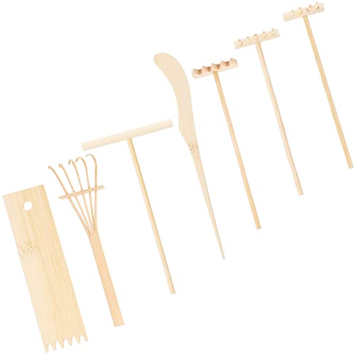 Vaguelly 1 Satz Sandtisch-bambusrechen-Set Landschaft Kleine Rechen Meditations-mikrorechen Dekorative Kleine Rechen Miniaturrechen Selber Machen DIY Mikrorechen Tisch-mikrorechen Hölzern Vaguelly 1 Satz Sandtisch-bambusrechen-Set Landschaft Kleine Rechen Meditations-mikrorechen Dekorative Kleine Rechen Miniaturrechen Selber Machen DIY Mikrorechen Tisch-mikrorechen Hölzern von Vaguelly