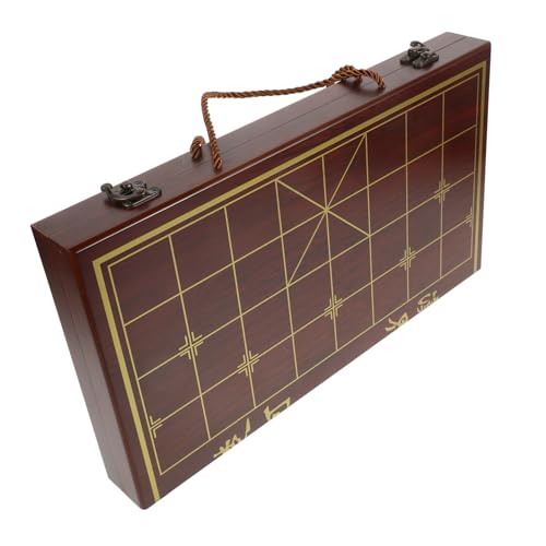 Vaguelly 1 Satz Schachkasten Reiseschach Chinesisches Schach Chinesische Dame Reisespiel Schachbrett Hölzern Light Brown Vaguelly 1 Satz Schachkasten Reiseschach Chinesisches Schach Chinesische Dame Reisespiel Schachbrett Hölzern Light Brown von Vaguelly