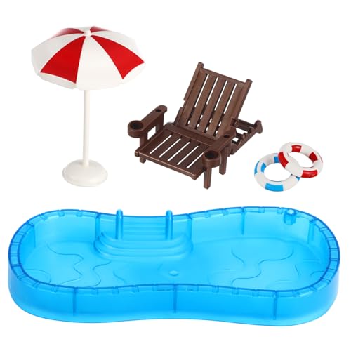 Vaguelly 1 Satz Schwimmbadmodell für kinderspielzeug schwimbadbad Zubehör für Puppenhäuser Mini-Pool puppenhaus spielzeuge Miniatur-Poolzubehör Schwimmbadstütze Plastik Vaguelly 1 Satz Schwimmbadmodell für kinderspielzeug schwimbadbad Zubehör für Puppenhäuser Mini-Pool puppenhaus spielzeuge Miniatur-Poolzubehör Schwimmbadstütze Plastik von Vaguelly