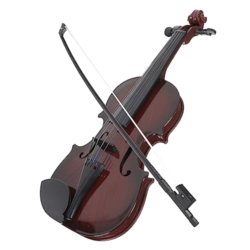 Vaguelly Kindergeigenspielzeug – Musikinstrumente Für Kinder Winzige Geige Mit Buntem Cartoon-Design Robustes Abs-Material Ideal Für Anfänger von Vaguelly