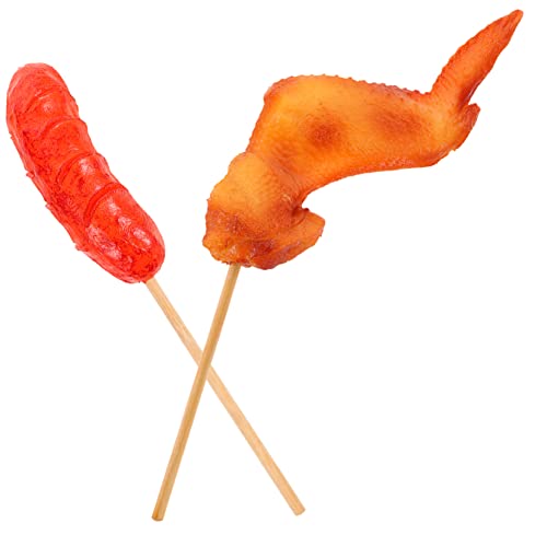 Vaguelly 1 Satz Simulierte Grillspieße Simulierter Hotdog Grillgut-Requisite Künstlich Gebratenes Essen Interaktives Grill-spielessen Gefälschtes Hühnermodell Gefälschte Grillgerichte PVC Vaguelly 1 Satz Simulierte Grillspieße Simulierter Hotdog Grillgut-Requisite Künstlich Gebratenes Essen Interaktives Grill-spielessen Gefälschtes Hühnermodell Gefälschte Grillgerichte PVC von Vaguelly