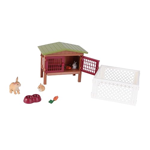 Vaguelly 1 Satz Simuliertem Tierhausmodell Kreatives DIY für Gestaltung von Szenen und Rollenspielen für und Dekorationszwecke Vaguelly 1 Satz Simuliertem Tierhausmodell Kreatives DIY für Gestaltung von Szenen und Rollenspielen für und Dekorationszwecke von Vaguelly