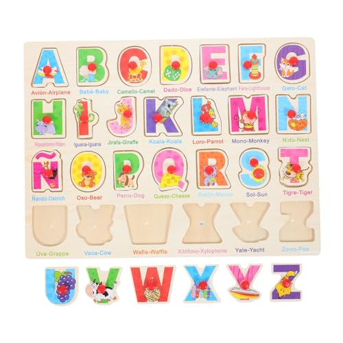 Vaguelly 1 Satz Spanisches Puzzlebrett Pädagogisches Holzspielzeug Feinmotorik und Hand Augen Koordination für Frühkindliche Bildung Vaguelly 1 Satz Spanisches Puzzlebrett Pädagogisches Holzspielzeug Feinmotorik und Hand Augen Koordination für Frühkindliche Bildung von Vaguelly