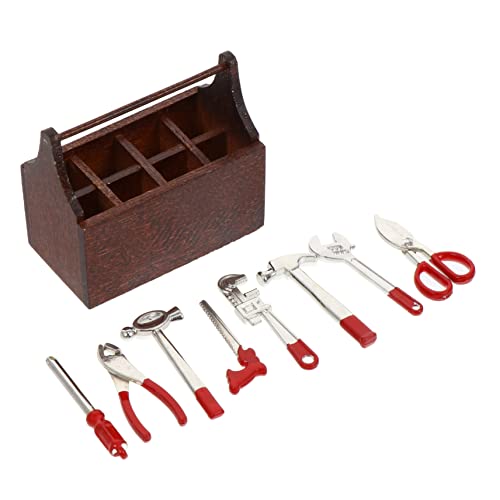 Vaguelly 1 Satz Spielhaus Gadget für zubehör puppenhaus Miniaturmöbel Puppenhaus Zubehör Mini-Zubehör Mini-Werkzeugschrank Werkzeugzubehör hölzern Brown Vaguelly 1 Satz Spielhaus Gadget für zubehör puppenhaus Miniaturmöbel Puppenhaus Zubehör Mini-Zubehör Mini-Werkzeugschrank Werkzeugzubehör hölzern Brown von Vaguelly
