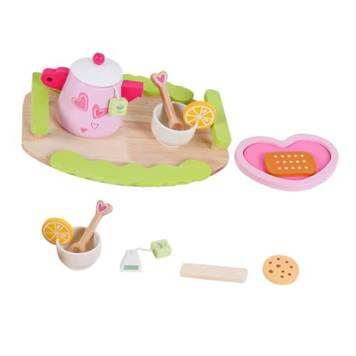 Vaguelly Küchenspielzeug-Set Aus Holz – Set Mit Simulierten Teeservices Zum Spielen Für Kinder von Vaguelly
