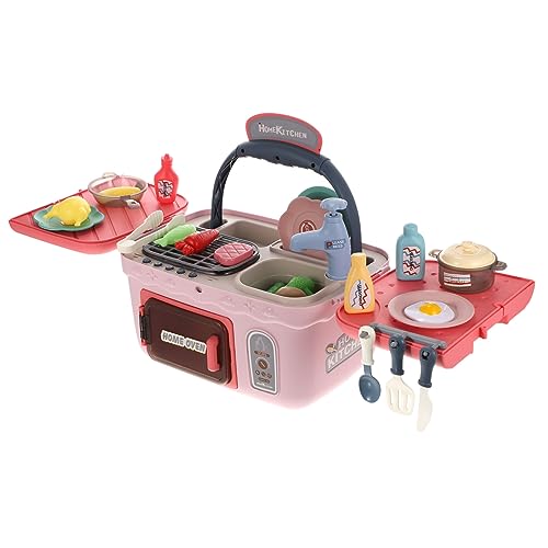 Vaguelly 1 Satz Spielhaus Vorgeben Essen Kochen Kind Kochspielzeug Simulation Küchenspielzeug Grillspielzeug Simulationsbesteck Grillkochkoffer Koffer Küchenspielzeug Plastik Rosa Vaguelly 1 Satz Spielhaus Vorgeben Essen Kochen Kind Kochspielzeug Simulation Küchenspielzeug Grillspielzeug Simulationsbesteck Grillkochkoffer Koffer Küchenspielzeug Plastik Rosa von Vaguelly