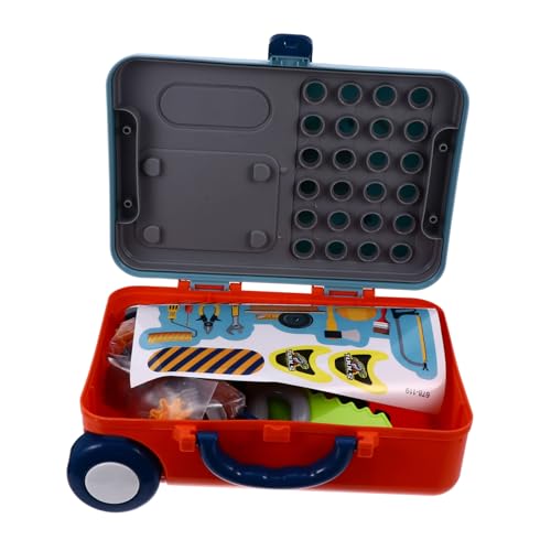 Vaguelly 1 Satz Spielhaus schminkset kinderschminken Set kinderwerkzeugkisten Rollenspielzeug Toys Kindergeschenk kognitives für Plastik Blue Vaguelly 1 Satz Spielhaus schminkset kinderschminken Set kinderwerkzeugkisten Rollenspielzeug Toys Kindergeschenk kognitives für Plastik Blue von Vaguelly