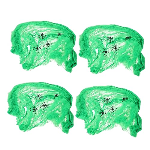 Vaguelly 1 Satz Spinnennetz Halloween-partydekorationen Reißzähne Horror Scherzen Halloween-dekorationsbanner Ornamente Halloween-spinnendekorationen Gruselig Skelett Krähe Polyester Green Vaguelly 1 Satz Spinnennetz Halloween-partydekorationen Reißzähne Horror Scherzen Halloween-dekorationsbanner Ornamente Halloween-spinnendekorationen Gruselig Skelett Krähe Polyester Green von Vaguelly
