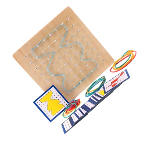 Vaguelly 1 Satz Stecktafel Nagelplatte Platte Nagelbrett Lernwerkzeuge Für Kindermathematik Geometrie-lernwerkzeug Kreatives Geoboard Mathe-lernwerkzeug Geobrett Steckbrett Hölzern Vaguelly 1 Satz Stecktafel Nagelplatte Platte Nagelbrett Lernwerkzeuge Für Kindermathematik Geometrie-lernwerkzeug Kreatives Geoboard Mathe-lernwerkzeug Geobrett Steckbrett Hölzern von Vaguelly