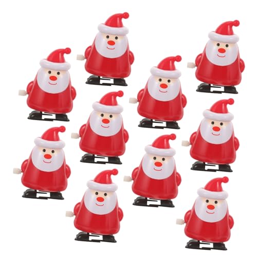 Vaguelly 1 Satz Teiliges Set Weihnachtsmann Aufziehspielzeug Lustige Cartoon Spielzeuge für für Weihnachten Party und Feiertagsfreude von Vaguelly