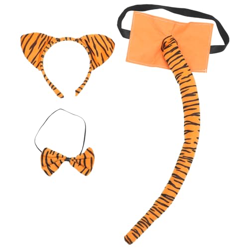 Vaguelly Tiger-kostüm-Set Kragen Ohren Für Jungen Und Mädchen Tanzperformance Orange/schwarz Haarband -Set Vaguelly Tiger-kostüm-Set Kragen Ohren Für Jungen Und Mädchen Tanzperformance Orange/schwarz Haarband -Set von Vaguelly
