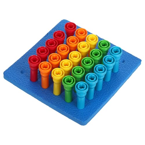 Vaguelly 1 Satz Vorschulspielzeug Kleinkinder Ausbildung Bußgeld früh Farbsortierung Babys Spiele sortieren Steckbrett- Ersatzklammern für Pegboard Twin-Tower-Gebäude Plastik Vaguelly 1 Satz Vorschulspielzeug Kleinkinder Ausbildung Bußgeld früh Farbsortierung Babys Spiele sortieren Steckbrett- Ersatzklammern für Pegboard Twin-Tower-Gebäude Plastik von Vaguelly