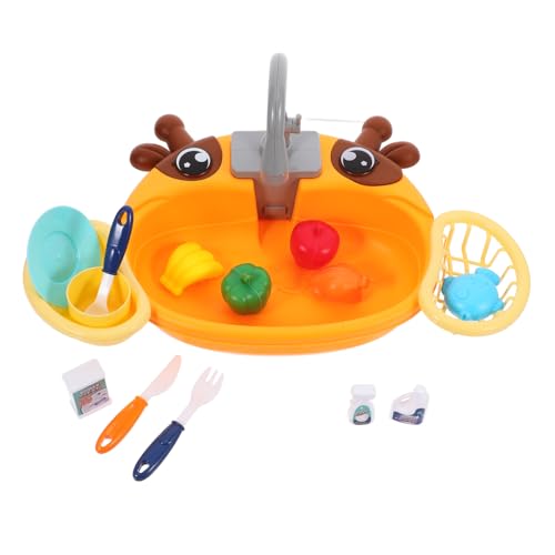 Vaguelly 1 Satz Wasserspielzeug für die Küche Elektrisches für die Küchenspüle elektrische Spüle Rollenspiel küche so tun, als ob sie Abs Orange Vaguelly 1 Satz Wasserspielzeug für die Küche Elektrisches für die Küchenspüle elektrische Spüle Rollenspiel küche so tun, als ob sie Abs Orange von Vaguelly