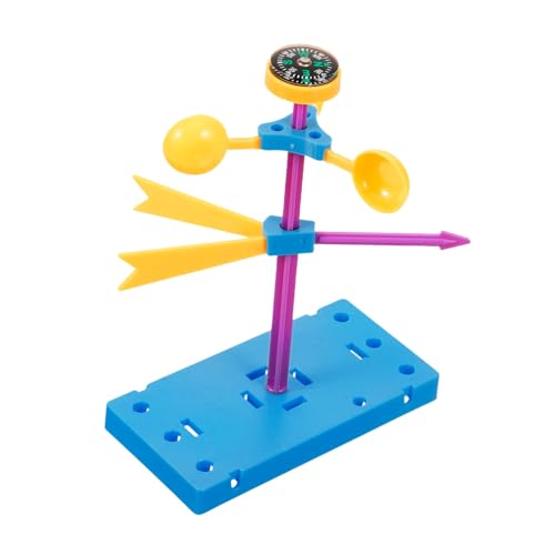 Vaguelly 1 Satz Windfahne Wissenschaft Schnecke DIY-montagespielzeug Zusammenbauen Kit Für Pädagogische Experimente DIY-pädagogische Technische Experimente DIY-vorbau-Kits Plastik von Vaguelly