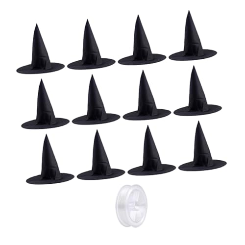 Vaguelly 1 Satz Zauberhut der wiederverwendbare Hexenhüte Cosplay Hexenhut Kostüm halloween kopfschmuck halloween kopfbedeckung Hexenhut für Halloween Hexenhutverzierung Tuch Black Vaguelly 1 Satz Zauberhut der wiederverwendbare Hexenhüte Cosplay Hexenhut Kostüm halloween kopfschmuck halloween kopfbedeckung Hexenhut für Halloween Hexenhutverzierung Tuch Black von Vaguelly