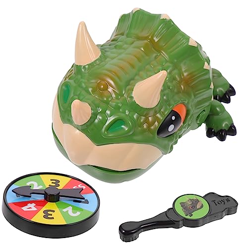Vaguelly 1 Satz Zum Fingerbeißen Zähne Dinosaurier-beißspiel Streich Beißspielzeug Fingerbeißendes Dinosaurierspielzeug Finger Beißender Dinosaurier Beißendes Spiel Plastik Green von Vaguelly