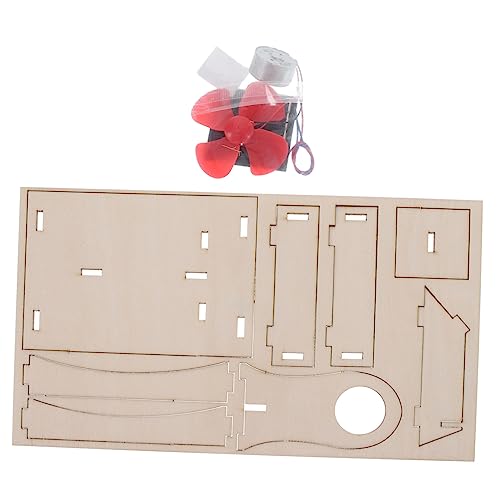 Vaguelly 1 Satz experimente Experiment bastelzeug für solar Fan solarpane Kit für pädagogische Experimente Wissenschaftliche Experimente für hölzern von Vaguelly