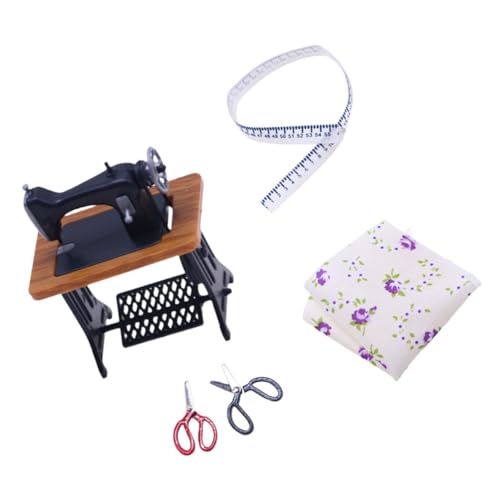 Vaguelly 1 Satz fadenschere maßband mini Sewing Machine Dollhouse Accessories mini Stitcher Puppenhaus Miniaturhaus nähmaschine Miniatur Einrichtung Miniaturmöbel Plastik Yellow Vaguelly 1 Satz fadenschere maßband mini Sewing Machine Dollhouse Accessories mini Stitcher Puppenhaus Miniaturhaus nähmaschine Miniatur Einrichtung Miniaturmöbel Plastik Yellow von Vaguelly