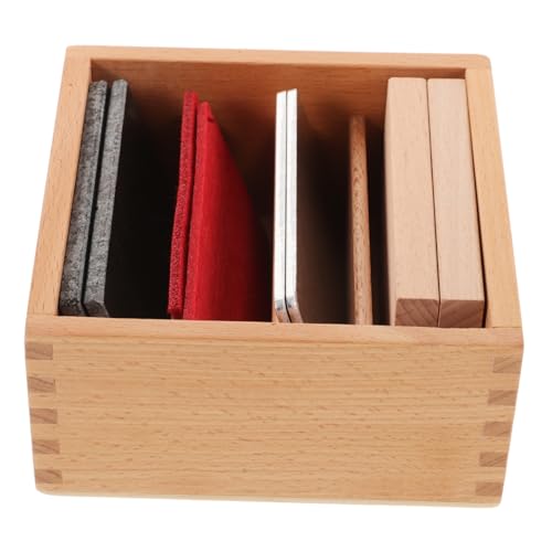 Vaguelly 1 Satz mit Temperatursensor holzspielzeug kinderspielzeug Montessori-inspiriertes Sinnesspielzeug für Kleinkinder Montessori Texturbrett hölzern Vaguelly 1 Satz mit Temperatursensor holzspielzeug kinderspielzeug Montessori-inspiriertes Sinnesspielzeug für Kleinkinder Montessori Texturbrett hölzern von Vaguelly