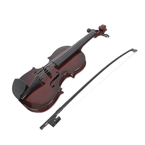 Vaguelly 1 Satz simulierte Geige Geigenspielzeug für Kinder Schmusespielzeug Spielzeug für Kleinkinder Musikinstrumente Anfänger Musikinstrument Spielzeug Plastikinstrument von Vaguelly