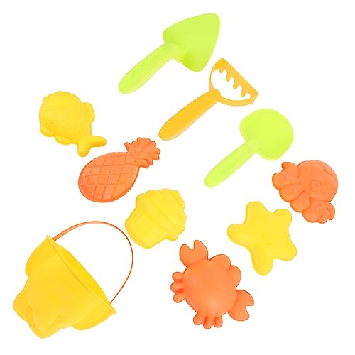 Vaguelly 1 Set 10 Stücke Fun Kid Beach Play Set Kinder Strand Sand Spielzeug Kit (sortierte Farbe) von Vaguelly