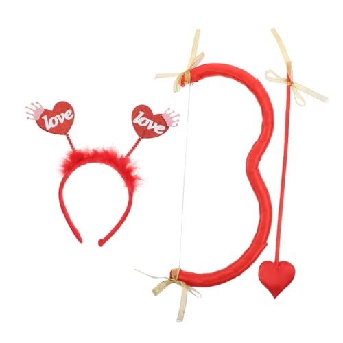 Vaguelly 1 Set Amor-kostümzubehör Für Damen, Bestehend Aus Und Bogen, Stirnband Und Requisiten, Geeignet Für Valentinstagspartys Und Cosplay Vaguelly 1 Set Amor-kostümzubehör Für Damen, Bestehend Aus Und Bogen, Stirnband Und Requisiten, Geeignet Für Valentinstagspartys Und Cosplay von Vaguelly