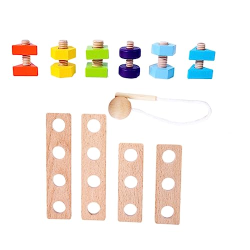 Vaguelly 1 Set B Perlen Spiel Schraube Erkenntnis Holz Schraube Farbe Kognitiven Pädagogisches Schraube Form Kognitiven Bunte Vaguelly 1 Set B Perlen Spiel Schraube Erkenntnis Holz Schraube Farbe Kognitiven Pädagogisches Schraube Form Kognitiven Bunte von Vaguelly