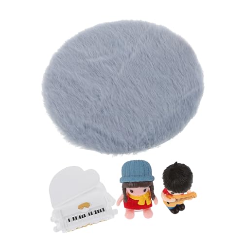 Vaguelly 1 Set Creative Piano Model Ornamente Mit Mini -Gitarrist Figuren Puppenpaar Puppenstatue Harz Musikdekorationen Für Home Office Party von Vaguelly