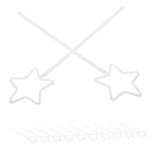 Vaguelly 1 Set DIY-Stern-zauberstab-Schleife: Basteln Sie Weiße Drahtschlaufenrahmen, Ideal Für Handgefertigte Zauberstäbe, Partydekorationen Und Kreative Bastelprojekte Vaguelly 1 Set DIY-Stern-zauberstab-Schleife: Basteln Sie Weiße Drahtschlaufenrahmen, Ideal Für Handgefertigte Zauberstäbe, Partydekorationen Und Kreative Bastelprojekte von Vaguelly