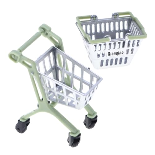 Vaguelly 1 Set Einkaufskorb Puppenhaus Einzelhandel Einkaufskörbe Mini Simulation Supermarkt Mini Einzelhandelskorb Supermarkt Kleiner Korb Kleiner Supermarktkorb Kunststoff von Vaguelly