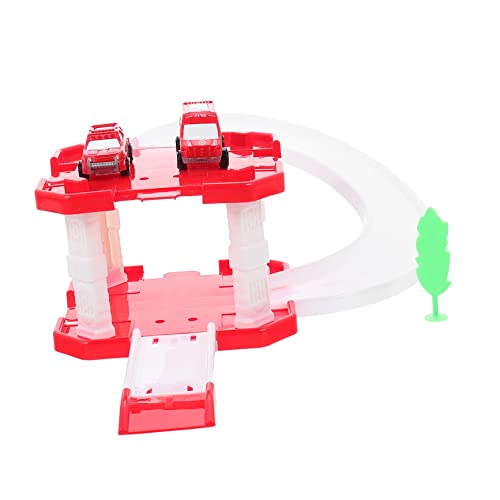 Vaguelly 1 Set Fire Truck Toy Simuliertes Parkplatz Spielzeug Simuliertes Parkplatz Für Kinder Simuliertes Parkspielzeug Für Kinder von Vaguelly