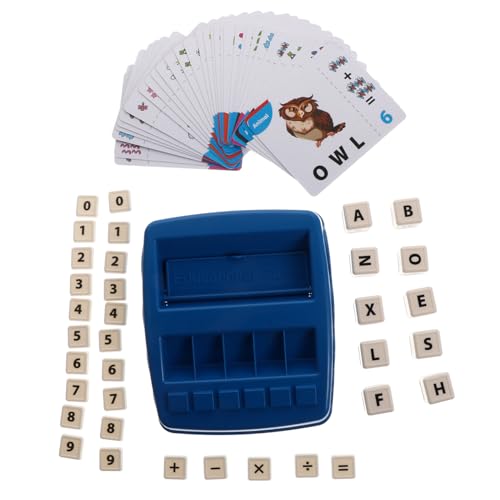 Vaguelly 1 Set Funny Education Playthings Alphabet Number Spielzeug Kinderspielzeug (blau) von Vaguelly