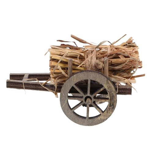 Vaguelly 1satz Miniatur Zubehör Mit Schubkarre Und Strohhaufen Für Kreative Garten-szenen Dekoration Für Miniatur- Und Spielzeughäuser Vaguelly 1satz Miniatur Zubehör Mit Schubkarre Und Strohhaufen Für Kreative Garten-szenen Dekoration Für Miniatur- Und Spielzeughäuser von Vaguelly