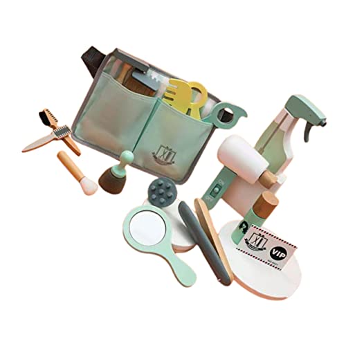 Vaguelly 1 Set Haarschnitt Tasche Kit Gefälschte Pretend Zubehör Haarschnitt Werkzeug Holz Blau Vaguelly 1 Set Haarschnitt Tasche Kit Gefälschte Pretend Zubehör Haarschnitt Werkzeug Holz Blau von Vaguelly