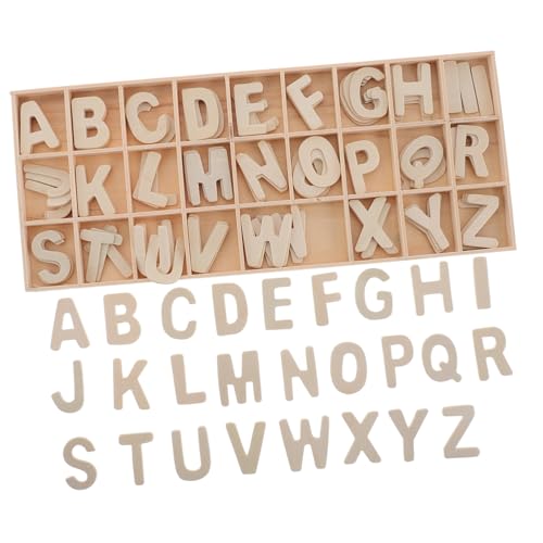 Vaguelly 1 Set Holzbuchstaben Unlackierte Holzausschnitte Sortierspiele Ausschnittdekor Holzverzierungen Holzmalerei Basteln Für Unlackierte Holzbuchstaben Mathematik Beige von Vaguelly