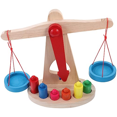 Vaguelly 1 Set Holzwaagen Set Montessori Kindermathematikunterricht Kindergarten Früherziehung Wiegespielzeug Kinderspielzeug Holzwaage Basteln Kinderbastelspielzeug Vaguelly 1 Set Holzwaagen Set Montessori Kindermathematikunterricht Kindergarten Früherziehung Wiegespielzeug Kinderspielzeug Holzwaage Basteln Kinderbastelspielzeug von Vaguelly