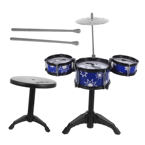 Vaguelly Realistisches Jazz-Schlagzeug Musikinstrumenten-Set Für Kinder Pädagogisches Spielzeug Für Kleinkinder Und Kinderspiele Vaguelly Realistisches Jazz-Schlagzeug Musikinstrumenten-Set Für Kinder Pädagogisches Spielzeug Für Kleinkinder Und Kinderspiele von Vaguelly