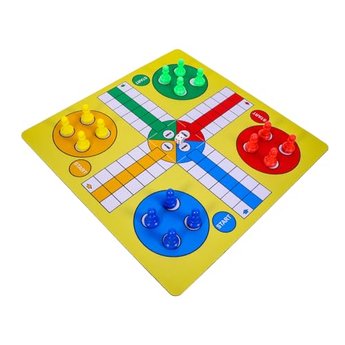 Vaguelly Tragbares Schachspielzeug Ludo-schachspiel Für Erwachsene von Vaguelly