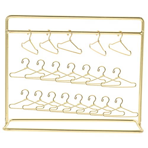 Vaguelly Kleiderschrank Aufräumen 20 Miniatur-kleiderbügel Mini-kleiderbügelständer Aus Eisen Puppenzubehör-Set Vaguelly Kleiderschrank Aufräumen 20 Miniatur-kleiderbügel Mini-kleiderbügelständer Aus Eisen Puppenzubehör-Set von Vaguelly