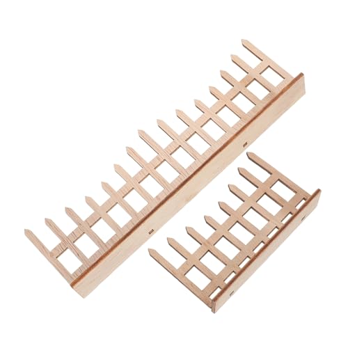 Vaguelly 1satz Miniatur Gartenzaun Aus Puppenhaus Zubehör Für Kreative Mini-gärten Projekte Und Landschaftsgestaltung Robustes Nicht Verformbares Material Für Realistische Dekoration von Vaguelly