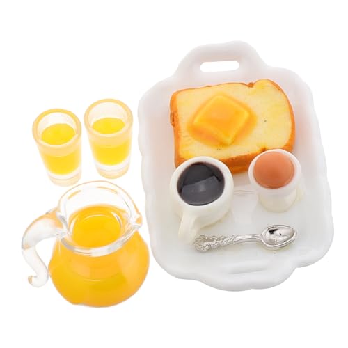 Vaguelly 1 Set Miniatur Küchenzubehör Künstliche Desserts Minibecher Für Das Puppenhaus Und Rollenspielspielzeug Für Die Frühstücksszene Im Puppenhaus von Vaguelly