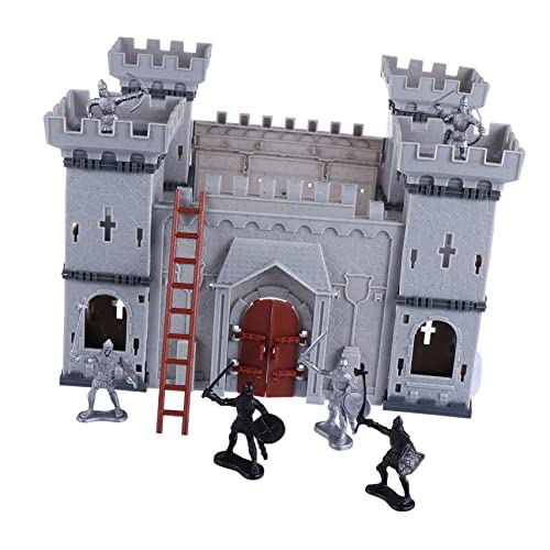 Vaguelly 1 Set Modell Spielzeug Burg Soldaten Montiert Spielzeug Burg Soldaten Montiert Modell Burg Soldaten Modell DIY Montiert Spielzeug DIY Burg Soldaten Spielzeug Burg Montiert von Vaguelly